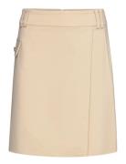 Short Skirt With Utility Details Kort Nederdel Cream Coster Copenhagen