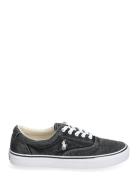 Keaton Washed Canvas Sneaker Low-top Sneakers Black Polo Ralph Lauren