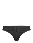 Thong  G-streng Undertøj Black Tommy Hilfiger