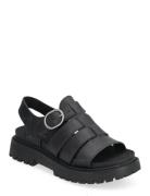 Clairemont Way Fisherman Sandal Black Full Grain Flade Sandaler Black ...