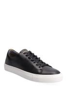 Less Leather Shoe Low-top Sneakers Black Sneaky Steve