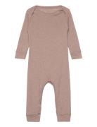 Melange Full Body Romper Langærmet Body Beige Copenhagen Colors