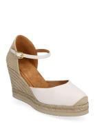 Castilla24Rk Espadrillos Med Hæl Sandal White UNISA