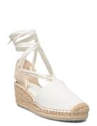 Luliza Espadrille Espadrillos Med Hæl Sandal White GANT