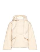 Rel Pile Fleece Hoodie Outerwear Faux Fur Cream GANT