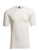 Jbs T-Shirt Wool Tops T-Kortærmet Skjorte Cream JBS