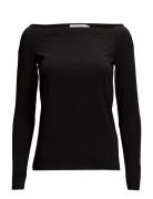 Nana Ls 265 Tops T-shirts & Tops Long-sleeved Black Samsøe Samsøe