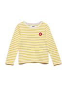 Kim Kids Long Sleeve Gots Tops T-shirts Long-sleeved T-Skjorte Yellow ...