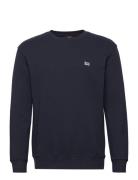 Plain Crew Sws Tops Sweatshirts & Hoodies Sweatshirts Navy Lee Jeans