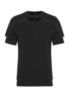 Core Slim T-Shirt 2P Tops T-Kortærmet Skjorte Black Björn Borg