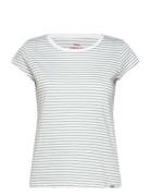 Organic Jersey Stripe Teasy Tee Fav Tops T-shirts & Tops Short-sleeved...