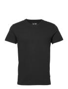 Twin Pack Crew Tops T-Kortærmet Skjorte Black Lee Jeans