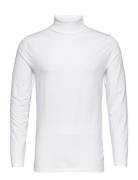 Roll Neck Tee L/S Tops T-Langærmet Skjorte White Lindbergh