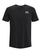 Ua M Logo Emb Heavyweight Ss Sport T-Kortærmet Skjorte Black Under Arm...