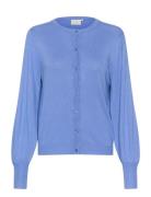 Kalizza Knit Cardigan Tops Knitwear Cardigans Blue Kaffe