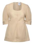 Justin - Cotton Chintz Tops Blouses Short-sleeved Beige Day Birger Et ...