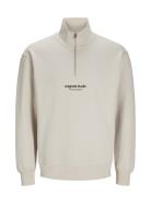 Jorvesterbro Sweat Quarter Zip Hn Noos Tops Sweatshirts & Hoodies Swea...