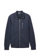 Stand Up Jacket Tops Sweatshirts & Hoodies Sweatshirts Navy Tom Tailor