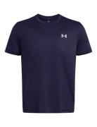 Ua Launch Shortsleeve Sport T-Kortærmet Skjorte Navy Under Armour