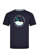 Puma X Ptc Island Tee Tops T-Kortærmet Skjorte Navy PUMA Golf