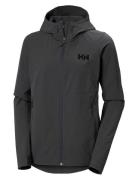 W Blaze Softshell Hood Sport Sport Jackets Black Helly Hansen