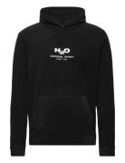 Blåvand Fleece Hoodie Tops Sweatshirts & Hoodies Hoodies Black H2O