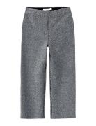 Nkfnaglitter Heavy Jersey Wide Pant Bottoms Trousers Silver Name It