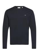 Reg Shield Ls T-Shirt Tops T-Langærmet Skjorte Multi/patterned GANT