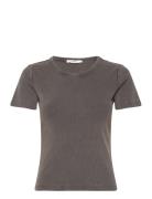 Otis-M Tops T-shirts & Tops Short-sleeved Grey MbyM