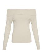 Mschinasofia Rachelle Pullover Tops Knitwear Jumpers Beige MSCH Copenh...