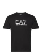 T-Shirt Tops T-Kortærmet Skjorte Black EA7