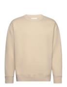 Logo C-Neck Sweat Tops Sweatshirts & Hoodies Sweatshirts Beige GANT