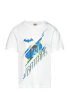 Tshirt Tops T-Kortærmet Skjorte White Batman