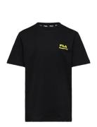 Legau Graphic Tee Sport T-Kortærmet Skjorte Black FILA