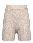 Structure Shorts Bottoms Shorts Beige FUB