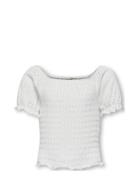 Kogtilda S/S Smock Top Jrs Tops T-Kortærmet Skjorte White Kids Only