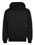 Reed Hoodie Tops Sweatshirts & Hoodies Hoodies Black Soulland