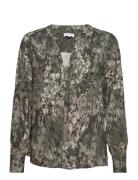 Kay  Tops Blouses Long-sleeved Multi/patterned Dea Kudibal