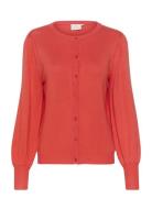 Kalizza Cardigan Tops Knitwear Cardigans Red Kaffe