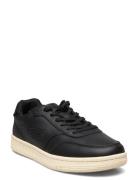 Wolfe Leather Sneaker Low-top Sneakers Black Les Deux