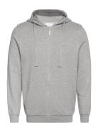 Ask Regular Zip Hood Kangaroo Badge Tops Sweatshirts & Hoodies Hoodies...