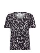 T-Shirts Tops T-shirts & Tops Short-sleeved Black Esprit Casual