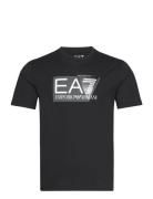 T-Shirt Tops T-Kortærmet Skjorte Black EA7