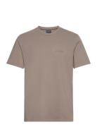 Overdyed Logo Loose Tee Sport T-Kortærmet Skjorte Brown Superdry Sport