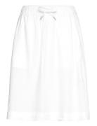 Ellieiw Short Skirt Knælang Nederdel White InWear