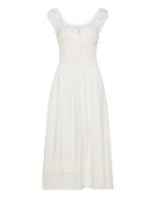 Eliza Maxi Dress Knælang Kjole White AllSaints