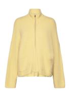 Tine Fluffy Cardigan Tops Knitwear Cardigans Yellow HOLZWEILER