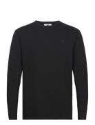 Mel Long Sleeve Gots Tops T-Langærmet Skjorte Black Double A By Wood W...