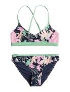 Ilacabo Active Athletic Set Bikini Navy Roxy