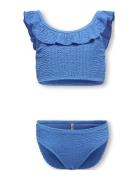 Kogtropez Structure Bikini Set Acc Bikini Blue Kids Only